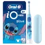 Oral-B elektrinis dantų šepetėlis su kelioniniu dėklu, 6 m.+ | iO Kids Disney Stitch | Įkraunamas | Vaikams | Šepetėlių galvučių skaičius 1 | Dantų valymo režimų skaičius 3