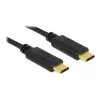 USB laidas DeLOCK 83868 USB 2.0 4 m USB C juodas