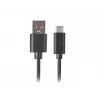 USB A į USB C kabelis LANBERG CA-USBO-20CU-0018-BK — USB 2.0, 1,8 m, Juoda
