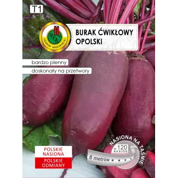 Sėklų juosta — Apte burokėlių (raudonųjų) Opolski cilindriniai, 6 m ritinys, paruošta sėjai