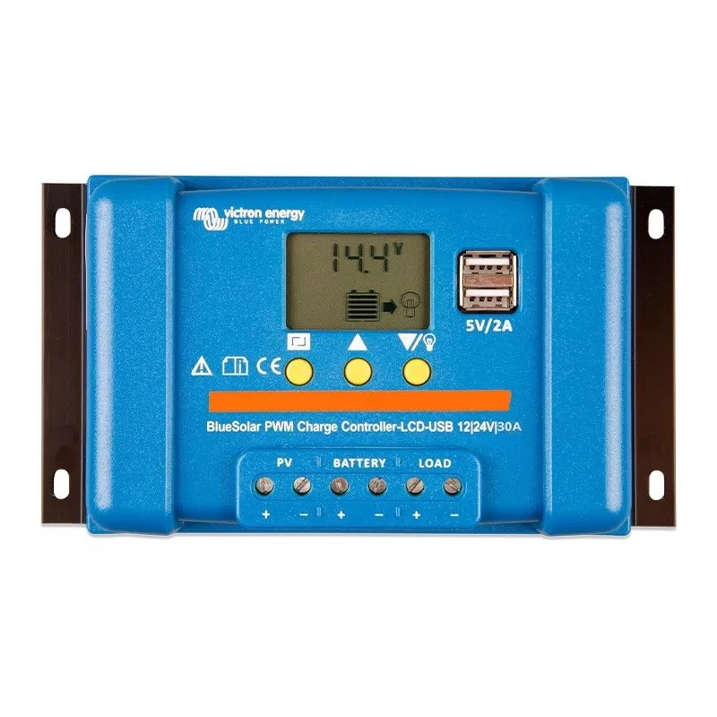 Solar charge controller Victron Energy BlueSolar PWM-LCD&USB 12/24V 30A