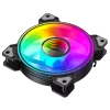 Gamemax | Ventiliatorius korpusui | DUAL RING INFINITY | Juodas