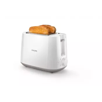 Skrudintuvas „Philips Daily Collection“ HD2581/00 — 2 riekėms, 830 W, 8 skrudinimo lygiai, baltas