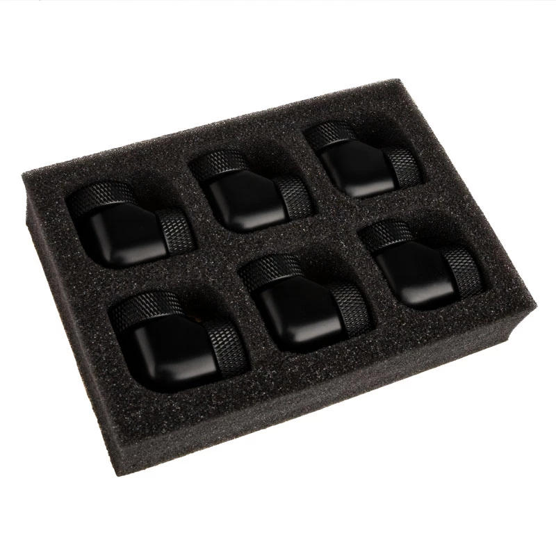 RAIJINTEK Pelias juodas ventiliatoriaus priedų rinkinys — 6 vnt.