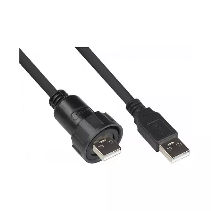 Good Connections Industrie-Plug S4 -USB 2.0 A-A 1m kabelis