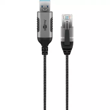 Goobay Ethernet-Cable USB-A 3.0 to RJ45 plonas 5 m - connects router, modem or (74397)