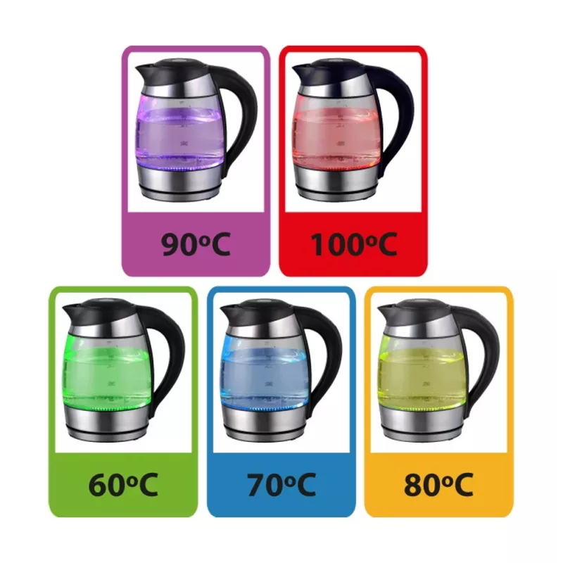 Esperanza EKK026 elektrinis virdulys 1,7 l 2200 W juodas, permatomas