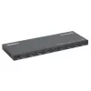 Manhattan 4K@60Hz 8 prievadų HDMI skirstytuvas su sumažinimo funkcija, padalijantis vieną HDMI įvestį į aštuonis HDMI išvestis (1x8), 18G, EDID jungiklis sumažinimui, juodas