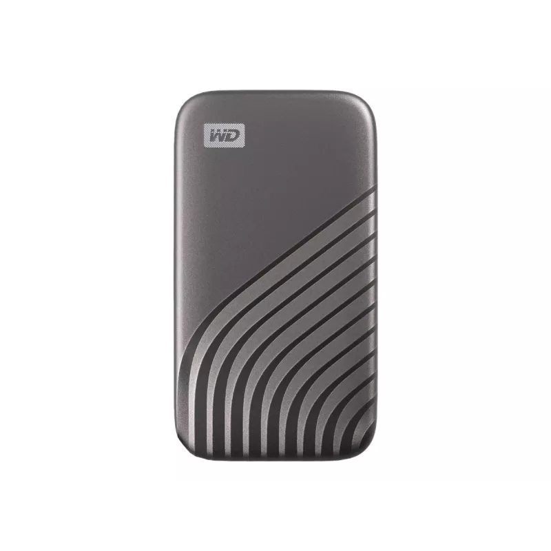 WD My Passport SSD WDBAGF0040BGY - SSD - šifruotas - 4 TB - išorinis (nešiojamas) - USB 3.2 Gen 2 (USB-C jungtis) - 256 bitų AES - pilka