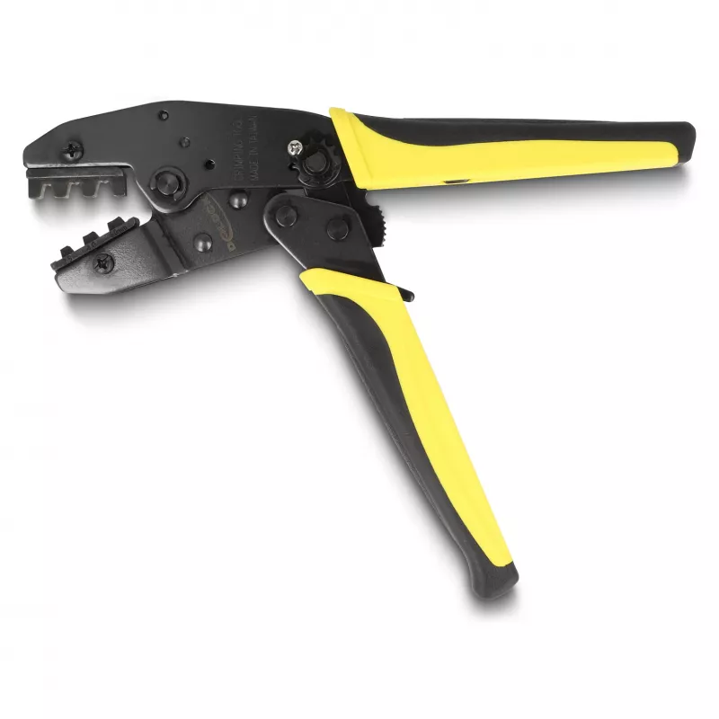 DeLOCK 90546 kabelių užspaudimo įrankis Užspaudimo įrankis Juoda, geltona 60 mm 218 mm 17 mm