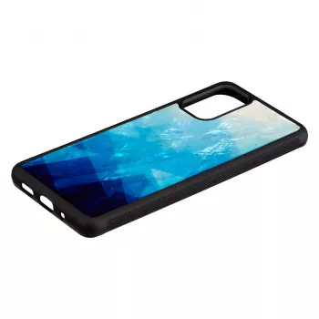 „iKins“ apsauginis dėklas „Samsung Galaxy S20+“ – melsvai juoda apdaila