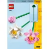 LEGO konstruktorius LEGO 40647 Lotosai — Botanical Collection modulinis modelis, 220 dalių, aukštis 300 mm, amžius 8+