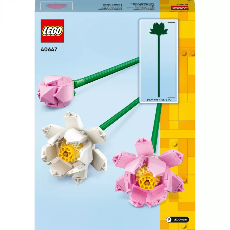 LEGO konstruktorius LEGO 40647 Lotosai — Botanical Collection modulinis modelis, 220 dalių, aukštis 300 mm, amžius 8+