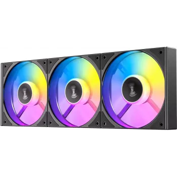 Antec C120 ARGB Reverse 120mm korpuso ventiliatoriai - 3 vnt., juodi