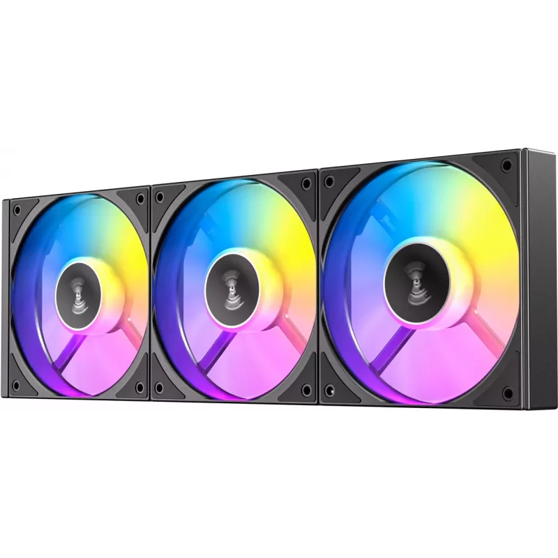 Antec C120 ARGB Reverse 120mm korpuso ventiliatoriai - 3 vnt., juodi