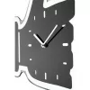 NeXtime klok 3072zw Thumbs up, 40,5x41 cm, sieninis, juoda/sidabrinė