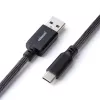 USB A į USB C laidas 1,5 m pilkas Cablemod CM-CKCA-CK-KC150KC-R