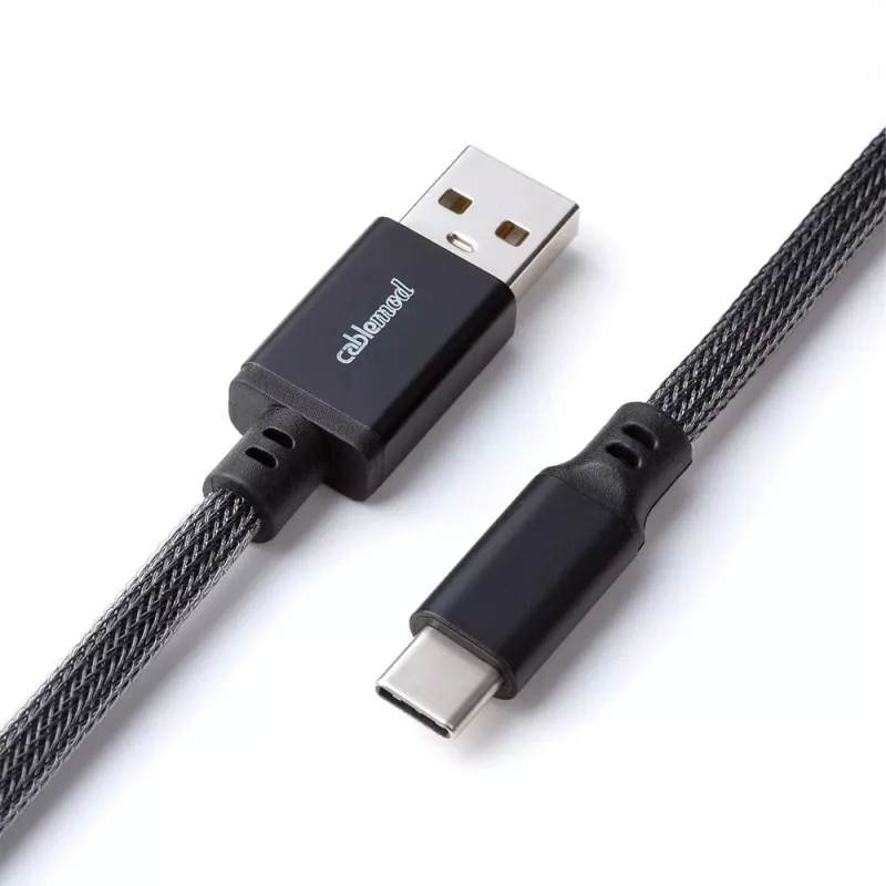 USB A į USB C laidas 1,5 m pilkas Cablemod CM-CKCA-CK-KC150KC-R