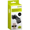 Wentronic Goobay plonas Universal Holder for the air vent, Juoda - for simple and secure mounting in the vehicle (47139)