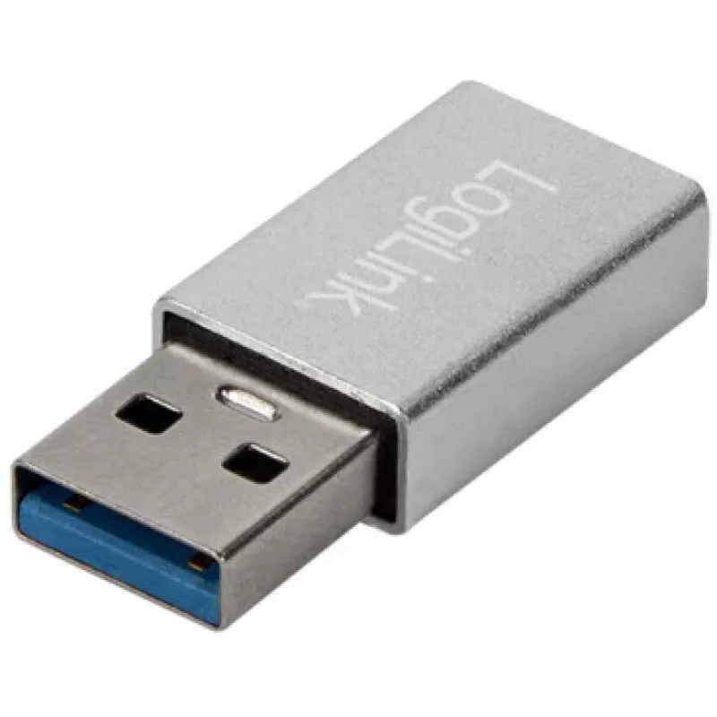 LogiLink AU0056 USB 3.2 Gen 1 adapteris USB Type-C lizdas, sidabrinis