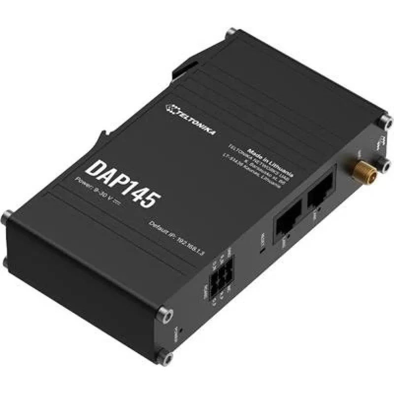 Prieigos taškas TELTONIKA DAP145 Wi‑Fi 4 300 Mbit/s 2x antenos DIN bėgelis