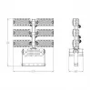 Synergy 21 LED Objekt/Stadion prožektorius 720W IP66 cw