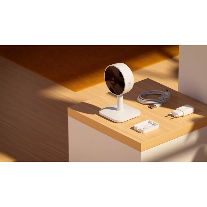 IP apsaugos kamera Yale SV-IC-1A-W-EU 1080p, 2 MP, 110° matymo laukas, Wi‑Fi, PTZ, dvipusis garsas, naktinis matymas