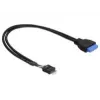 Delock 83095 USB laidas juodas