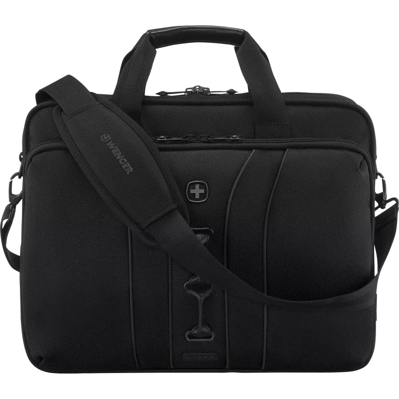 Nešiojamojo kompiuterio dėklas Wenger Legacy Juoda Series 16 colių — tinka iki 40,6 cm, juodas