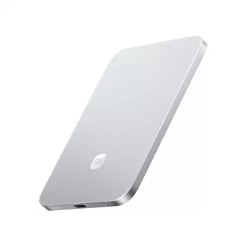 UltraThin Powerbank Magnetic 5000 15W Sidabrinis