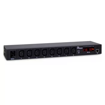 Inter-Tech SW-0816 maitinimo skirstymo įrenginys (PDU) 8 kintamosios srovės lizdai Juodas