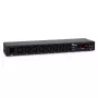 Inter-Tech SW-0816 maitinimo skirstymo įrenginys (PDU) 8 kintamosios srovės lizdai Juodas