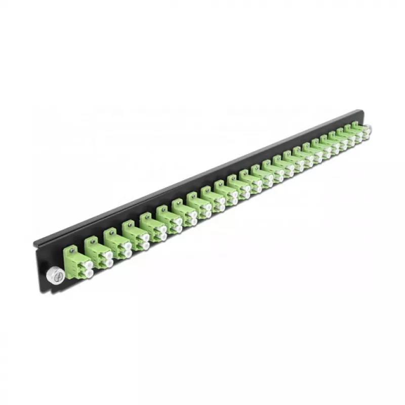 Splice Box priekinis skydelis DeLOCK 19 col. 43362 24 priev. LC Duplex žalsvai žalias