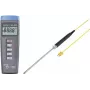 VOLTCRAFT K101 + TP 208 temperatūros matavimo prietaisas -200 iki +1370 °C zondas K tipas