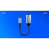 Savio adapteris USB-C (V) HDMI (M), 4K, 60Hz, aliuminis, AK-78