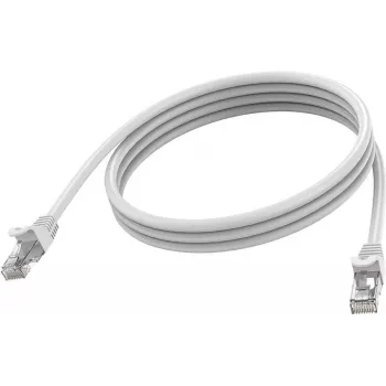 Tinklo kabelis Vision TC 1MCAT6A 1m Cat6a U/UTP Baltas