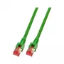 EFB-Elektronik RJ45 komutacinis kabelis Cat.6 S/FTP LSZH žalias 0,15m Gamintojas: EFB Elektronik (K5514.0,15)
