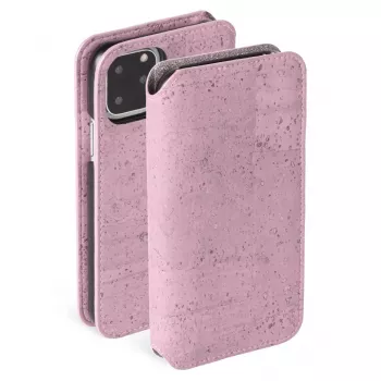 „Krusell Birka“ užverčiamas dėklas „iPhone 11 Pro Max“ 16,5 cm rožinis