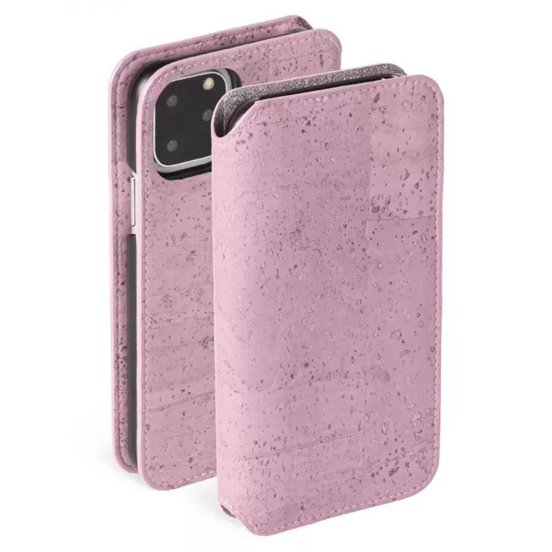 „Krusell Birka“ užverčiamas dėklas „iPhone 11 Pro Max“ 16,5 cm rožinis