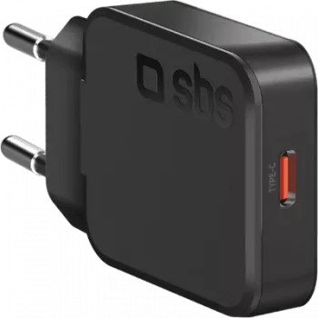 SBS PD Reiselader UltraSlim 20W USB-C GaN juodas (TETRGAN1C20SLIM)