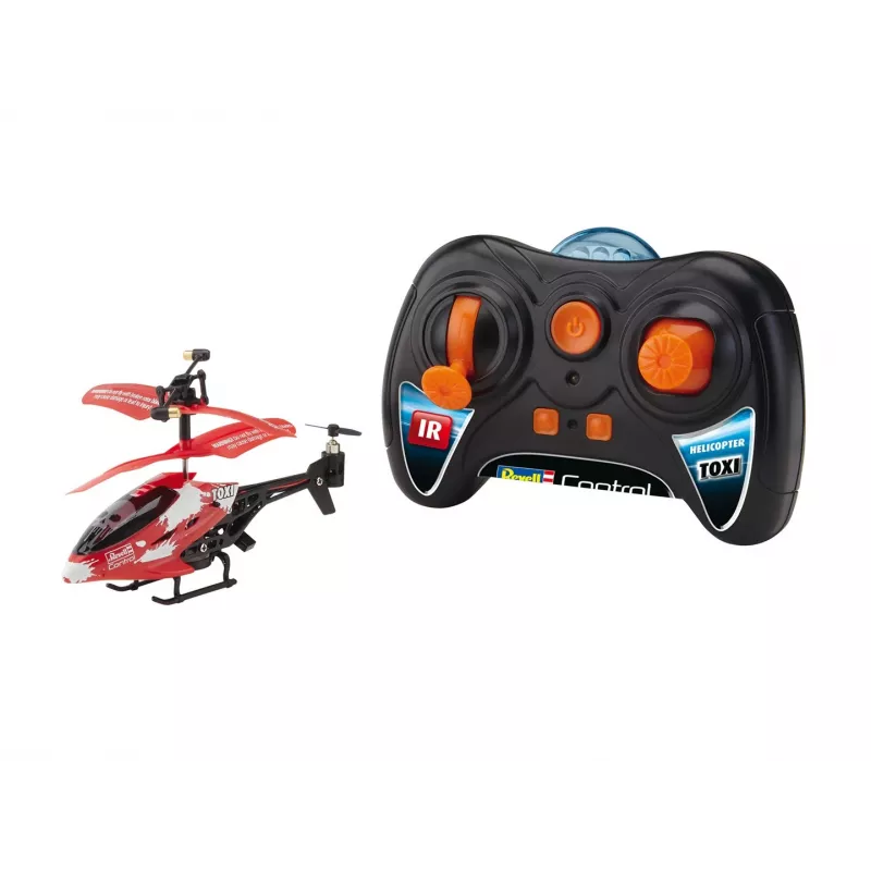 RC sraigtasparnis Revell TOXI elektrinis variklis, LiPo 75 mAh, 15 g, balta/raudona/juoda
