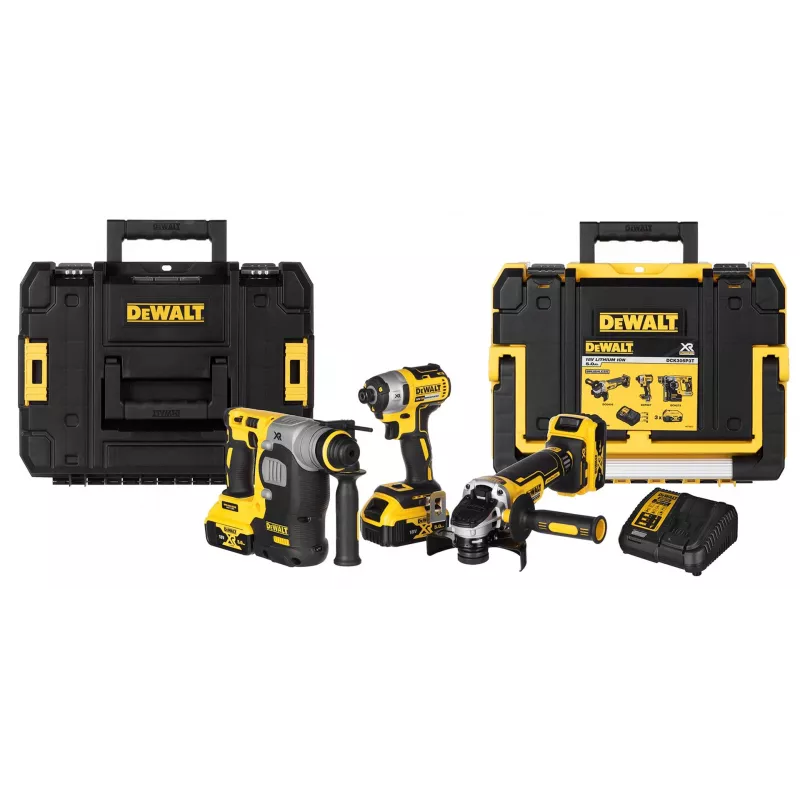 Elektrinių įrankių rinkinys Dewalt DCK305P3T (DCF887+DCH273+DCG405)