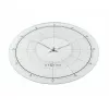 NeXtime klok 8125 Fancy Round, Ø43 cm, Sieninis, Balta/Sidabrinė