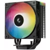 Ventiliatorius DeepCool AG400 BK ARGB V2 120 mm Juoda — 120 mm hidraulinio guolio procesoriaus aušintuvo ventiliatorius, kelių lizdų palaikymas