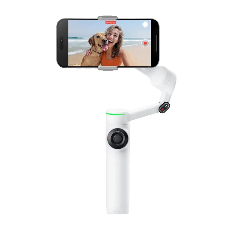„Insta360 Flow 2 Pro“ AI sekimo stabilizatoriaus rinkinys (baltas)