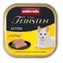 Šlapias kačių maistas animonda Vom Feinsten Junior Vištiena 100 g — augimo laikotarpis, 10 % baltymų, 7 % riebalų
