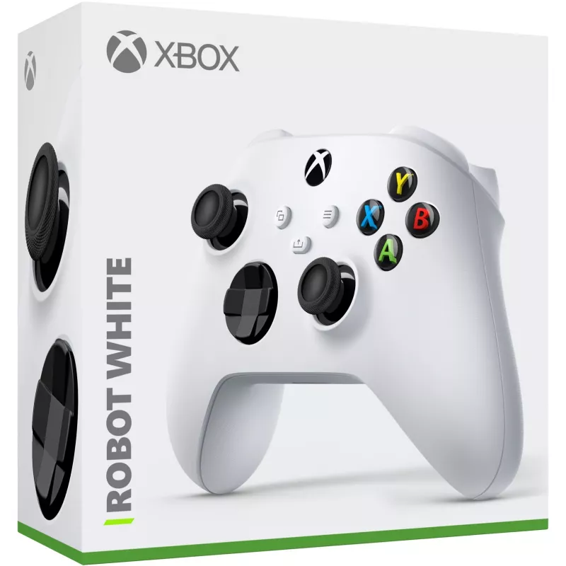 Microsoft Xbox belaidis valdiklis - žaidimų pultas - belaidis - Bluetooth - Robot White - PC, Microsoft Xbox One, Android, Microsoft Xbox Series S, Microsoft Xbox Series X