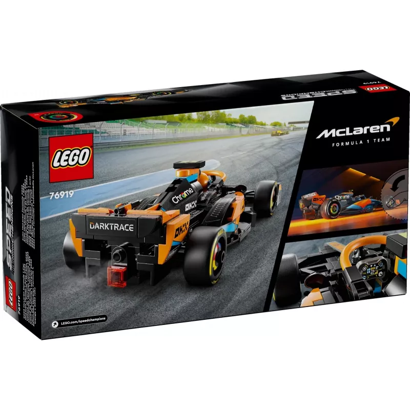 LEGO Speed Champions McLaren Formula 1 Car 2023 Model 76919 rinkinys