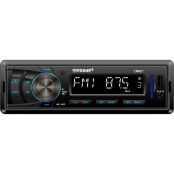 Automobilinis FM radijo imtuvas PRIME3 CRA21 BT su Bluetooth, FM imtuvu ir Bluetooth ryšiu