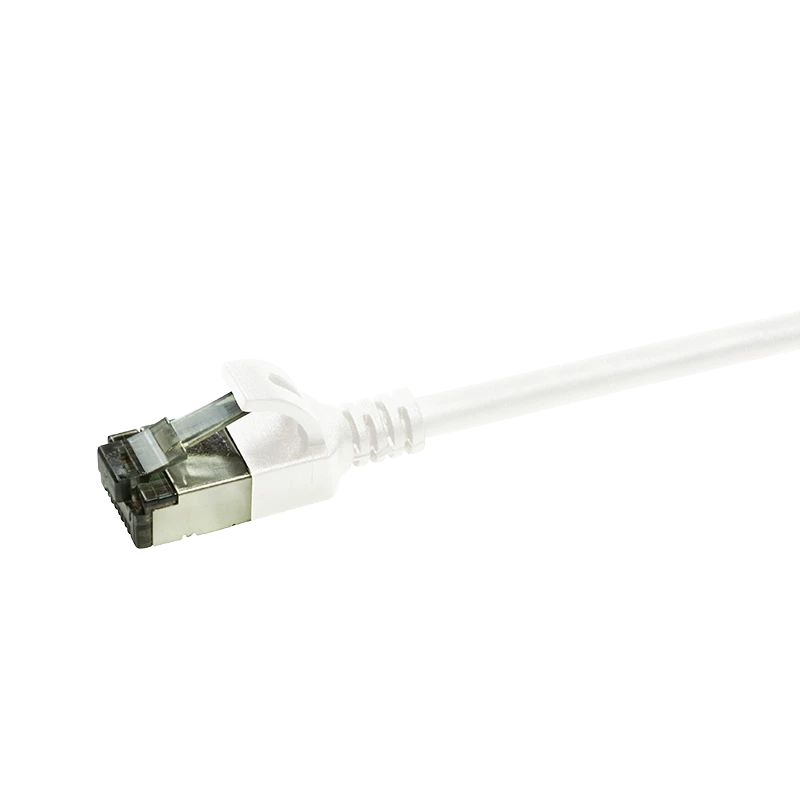 LogiLink Ultraflex SlimLine - komutacinis kabelis - RJ-45 (V) į RJ-45 (V) - 3 m - 3,8 mm - ekranuotas PIMF - CAT 6a - ekranuotas, be halogenų, lietas - balta, RAL 9010